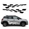 2PCS Racing Style Car Side Door Stickers Vinyl Film Decor Tuning Decal For CITROEN Citroën C3 XR Picasso C4 Auto Accessories