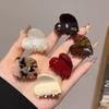 3.5cm Small Hair Claws Cute Acetate Heart Hair Clip Hairclaw For Girls Hairpins Children Women Hair Accessories Korean Hair Crabs