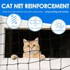 Cat Netting Balcony 3x4M Steel Wire Reinforced Cat Safety Net Weather Resistant Cat Anti Fall Netting Garden Net Anti Bird Net