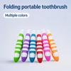 Hygiene Oral Portable Disposable Foldable Travel Camping Toothbrush Hiking Tooth Brush Tooth Cleaning Tools Folding Toothbrush