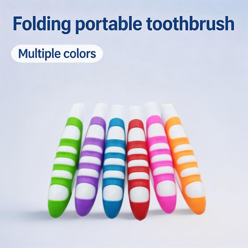 Hygiene Oral Portable Disposable Foldable Travel Camping Toothbrush Hiking Tooth Brush Tooth Cleaning Tools Folding Toothbrush