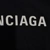 BALENCIAGA Back Logo Hoodie Black Men's Size XS Model 556113