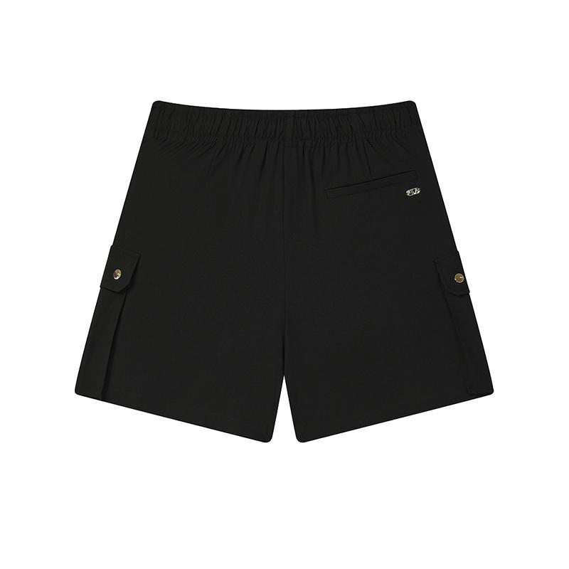 New FILA MILANO Collection Casual Shorts Women's Jet Black F11W525804FBK