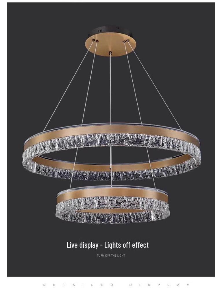 Italian Minimalist Chandelier for Living Room or Restaurant - Modern Luxury Lighting Fixture