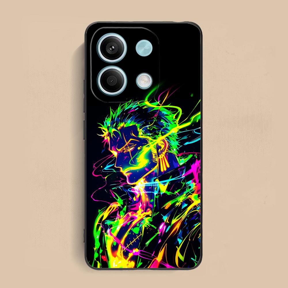 Anime Zoro Mobile Phone Case for Xiaomi Redmi Note 14 13 12 11 A5 3 2 1 Pro Plus 4G 5G Colour Printing Protective Pretty Cover