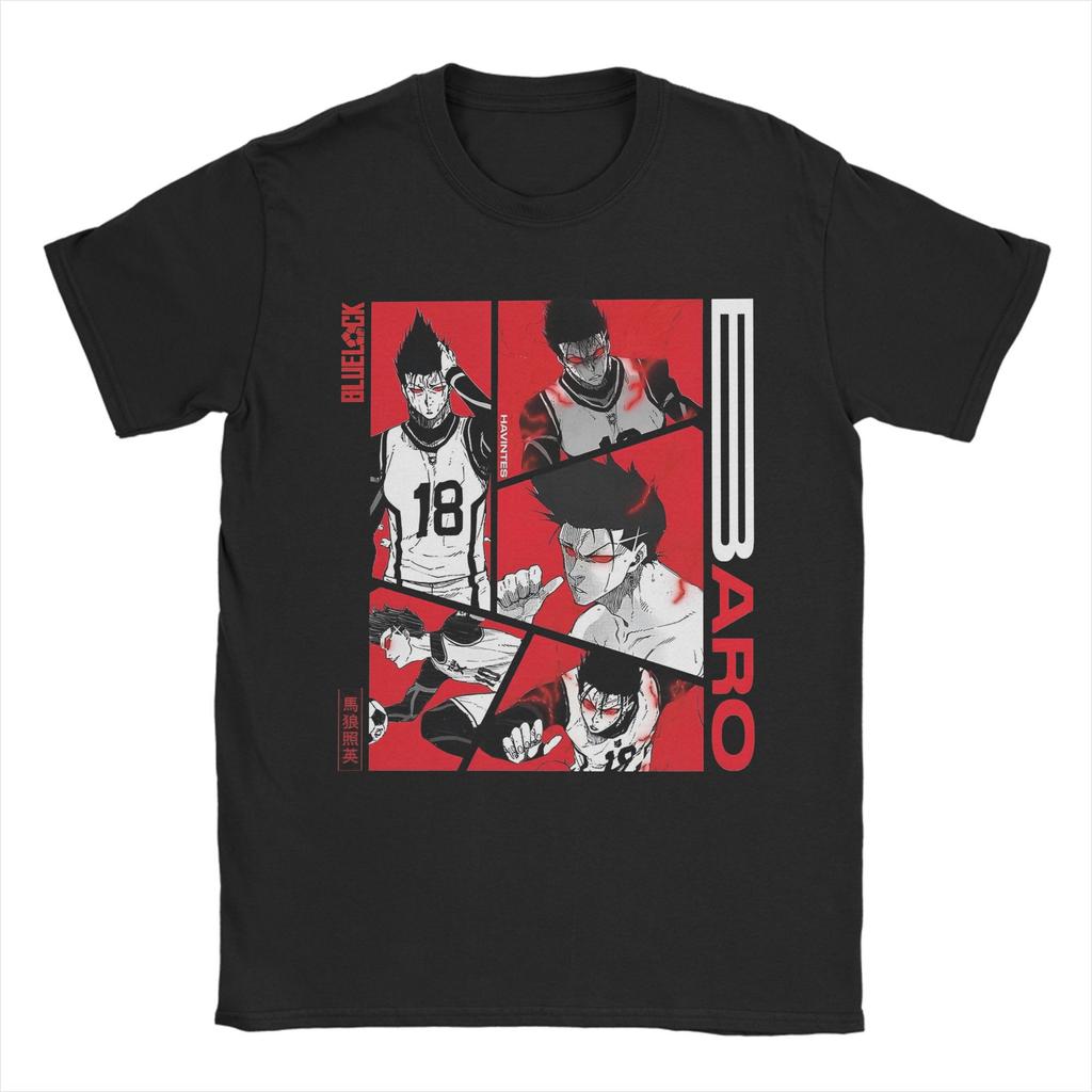 Michael Kaiser Blue Lock  Tee Shirt for Men Women Print T Shirts Manga 100% Cotton Clothes