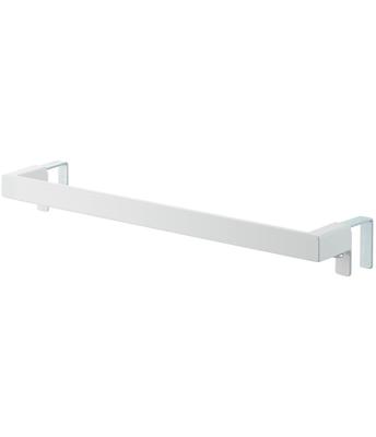 Yamazaki Jitsugyo Towel Hanger Bar Wide White Approx. W33XD6~7XH4cm Plate Perfect for Door Thickness Adjustable Towel Rack 4749