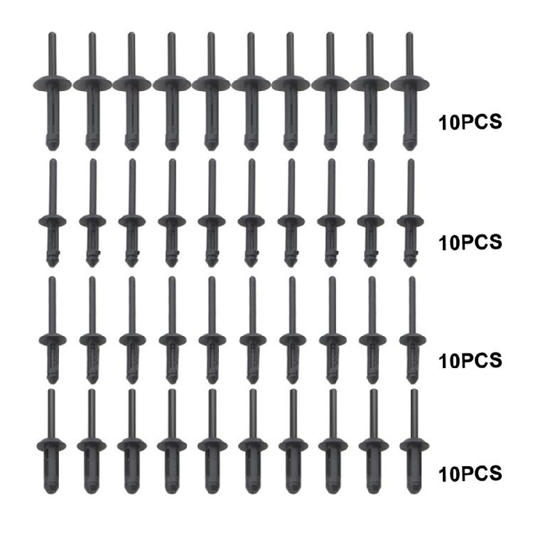41pcs Hand Rivet Tool Set Riveting Machine Set Simple Operate Tool for Versatile Use Across Metal Sheet Work & Repairs