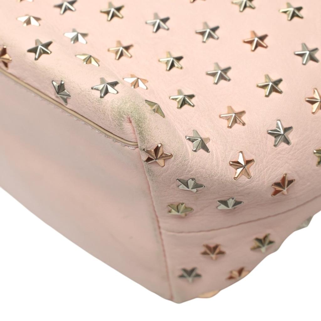 Jimmy Choo 2WAY Bag Handbag Leather Pink Women Used