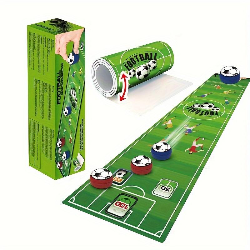 

1 Set Interactive Table Soccer Game with Curling, for Adults & Family, Party Icebreaker, Social Board Game, Indoor Fun