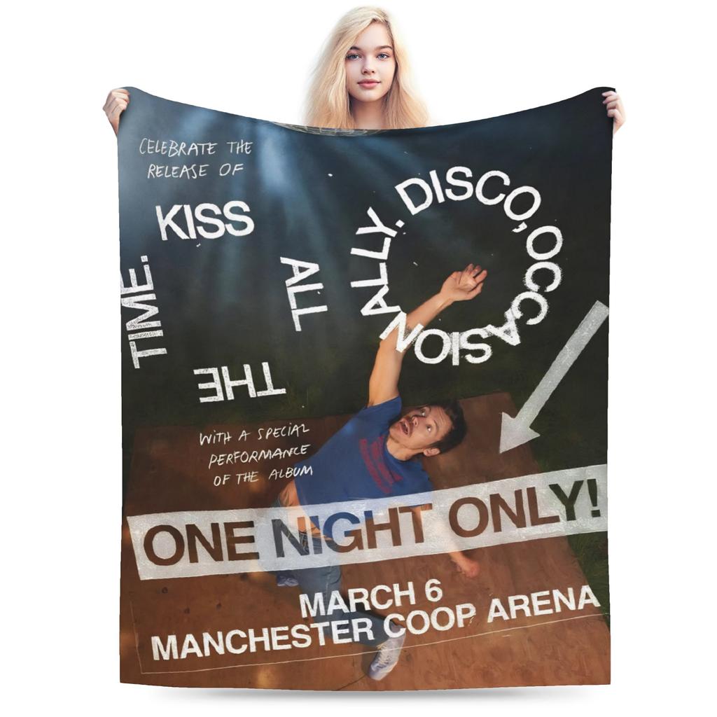 Super Soft Harryed Stylesed Kiss All the Time Throw Blanket Premium Fleece Flannel Blanket Fuzzy Plush Blankets All Season Use
