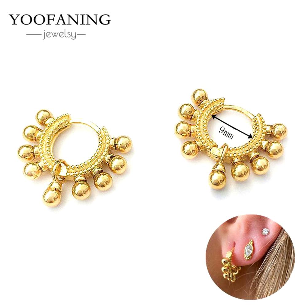 925 Silver Ear Needle Fashion Light Luxury Gold hoop earrings Classic Retro Collection earrings for women Jewelry Gift