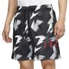Jordan Lightning Print Drawstring Sports Shorts Men Bottoms Black White CZ4758-010