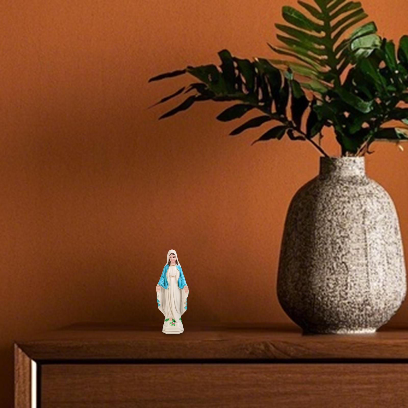 

Орнамент Фигурка Благословенной Марии Европейская Скульптура синий