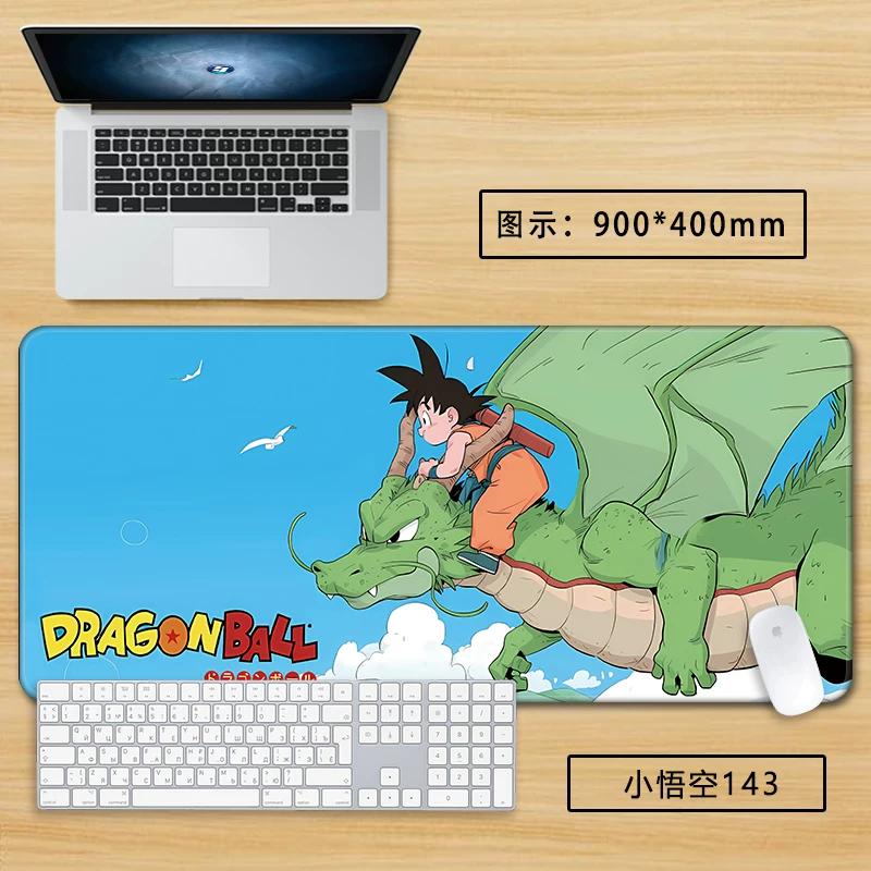 Neuer Schlichter Stil Son Goku Leder Mauspad Übergröße Animation Dragon Ball Kakarotto Kreative Computer Tastatur Büro Rutschfest Wasserdicht Tischmatte