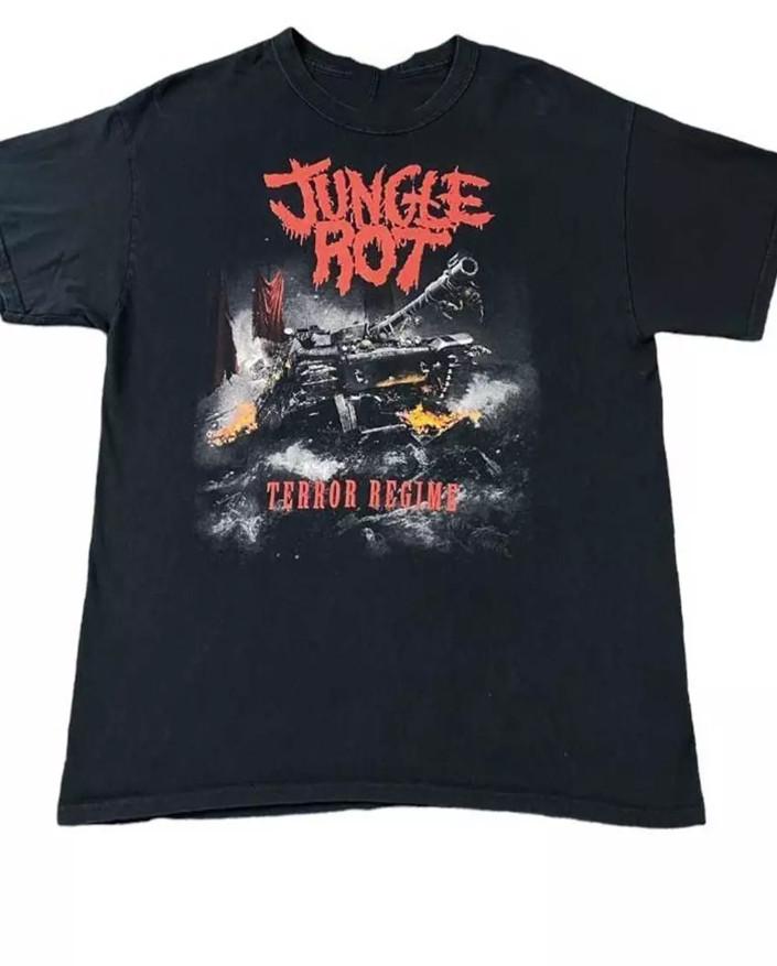 Band Jungle RotTerror Regime Rock Unisex T-shirt size S-5XL Unisex T-Shirt S
