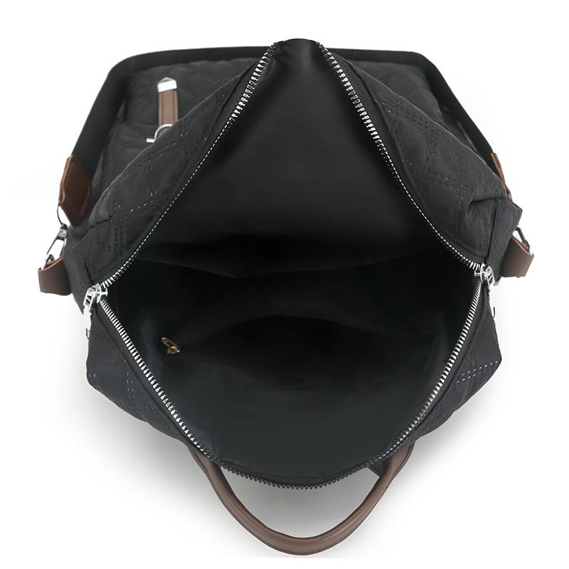 Dual-shoulder Bag Fashionable Dual-shoulder Backpack High-end Commuting and Traveling Women's Backpack