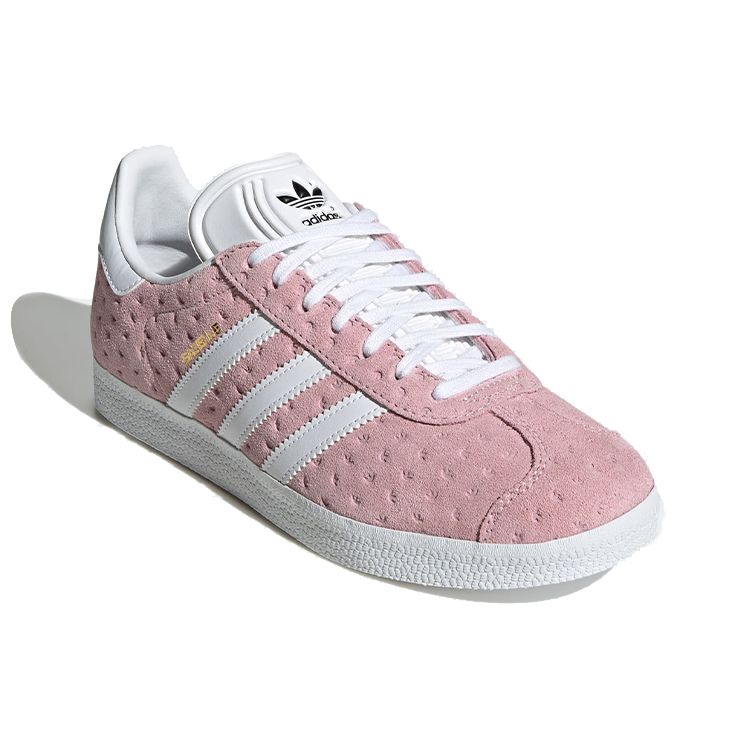 Adidas Originals Gazelle Series Trendy Casual Low-Top Sneakers Women Sneakers Pink IE1634
