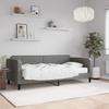 Vidaxl Sofa Z Materacem Do Spania, Ciemnoszara, 90X200 Cm, Tkanina
