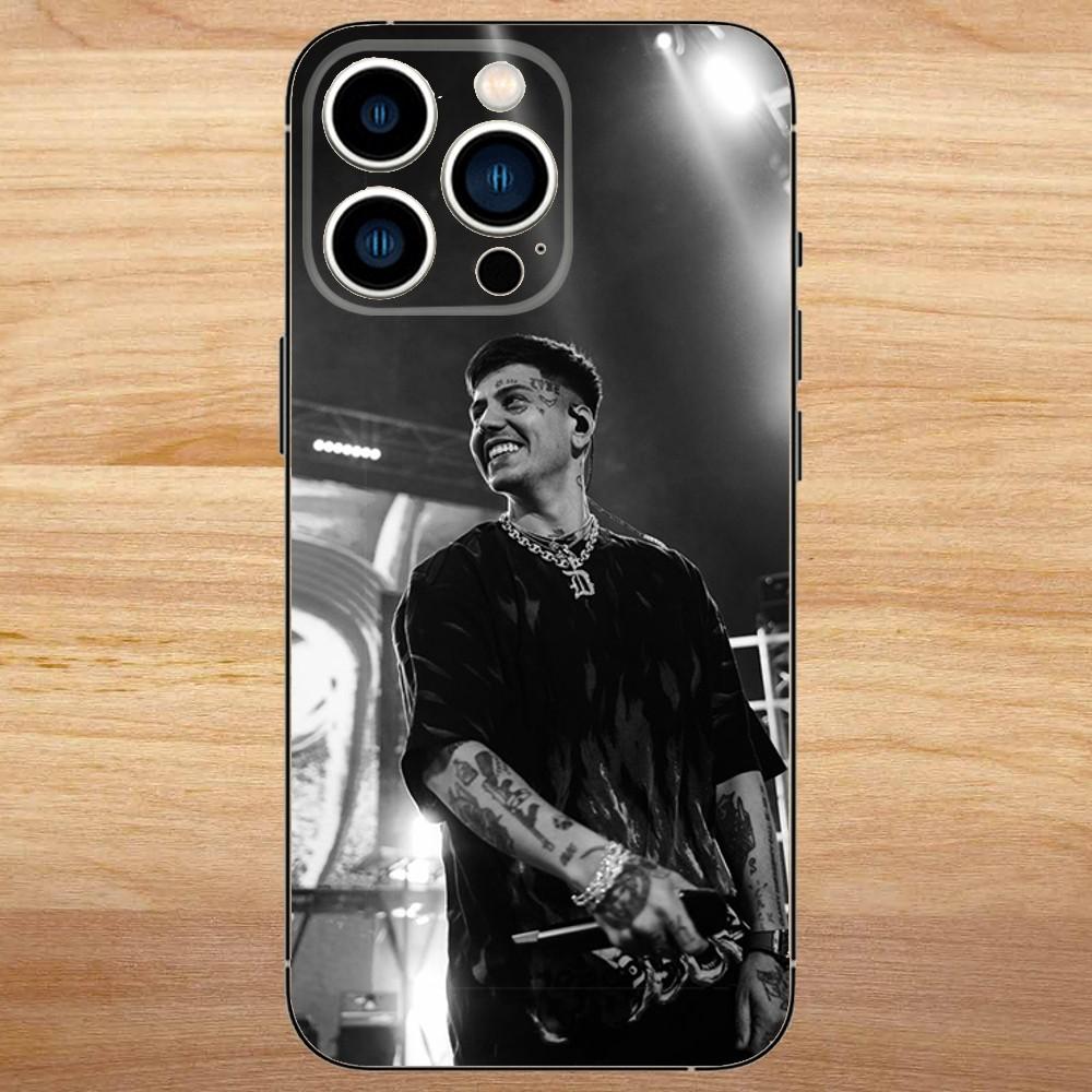 Duki Rapper Phone Case For iPhone15,14,13,12,11,Pro,Max,Plus,Mini,X,XS,XR,8,7,6,S,Plus,SE Soft Black Case