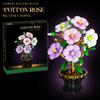 Plant Series Bonsai Flower Building Blocks Set, Artificial Flower Home Decor Model Assembly Toy, Girl'S Birthday Toy Gift