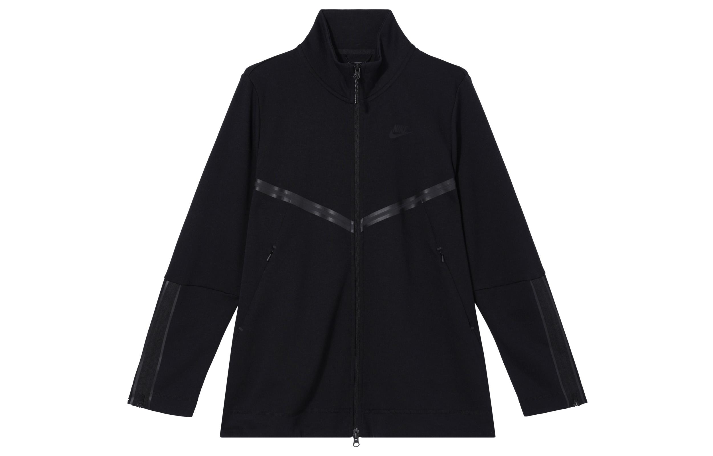Nike Jackets Women s Black Stand Collar Moderate Other CW4297-010 S