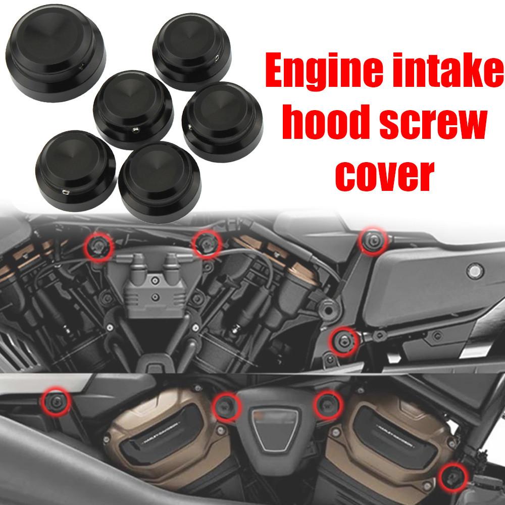 Hochwertiges Motorluftabdeckungs-Schraubkappenset für Harley Nightster 975 Farbe Schwarz