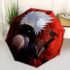 1pc Kakashi Hatake Automatic Umbrella Durable Iron Frame & Plastic Handle, Gift for Men & Women, Sturdy Construction, Playful Design yy250826189