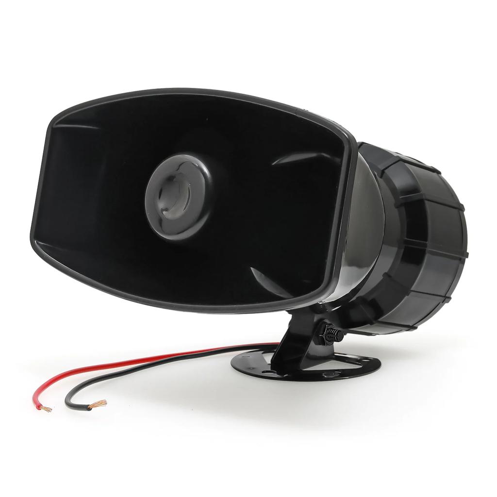 12V 7 Sounds Car Horn Speaker Electronic Siren Loud Car Warning Alarm Horn Multi-tone Loudspeaker With Remote Controller