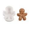 Gingerbread Man Candle & Chocolate Mold - Christmas Scented Gypsum Ornament