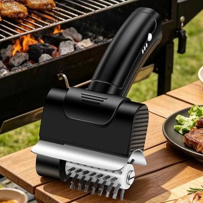Detachable Electric Grill Brush Stainless Steel Barbecue Cleaner Tools  Grill Cleaning