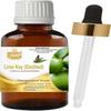 Levenmooi Key Lime (Distilled) (Citrus Aurantiifolia) Pure & Natural Therapeutic Grade Essential Oil Glass