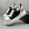 Fashion Luxury New Designer Men's Retro Fashion Wear All Match Platform Causal Shoes Flats Male Walking Sneakers Zapatos Hombre