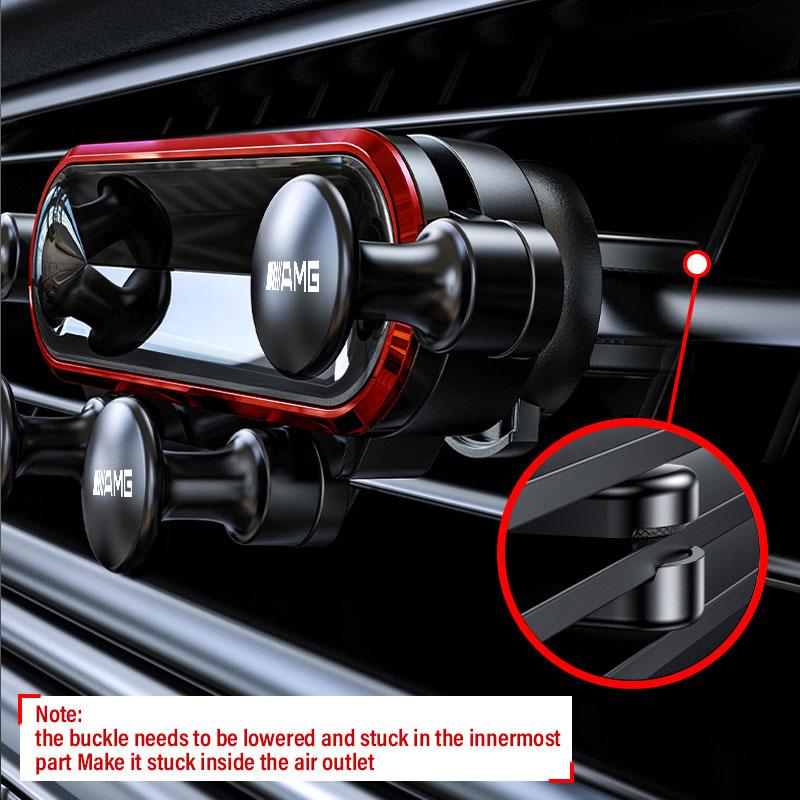 Gravity Car Phone Holder for Car Phone Holder Air Vent Clip Car Styling For Mercedes Benz AMG GLE GLS GLC CLA GLB ML C500 C200 C300 W204 W206 W205