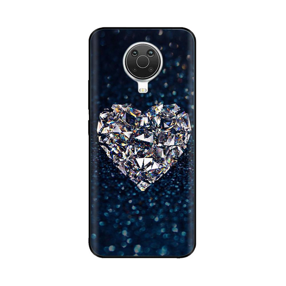 For Nokia G20 Case Cover for Nokia G10 G20 Silicone Back Cover Phone Case for NokiaG20 G 20 2021 Cute Flower Bumper 6.5 Inch