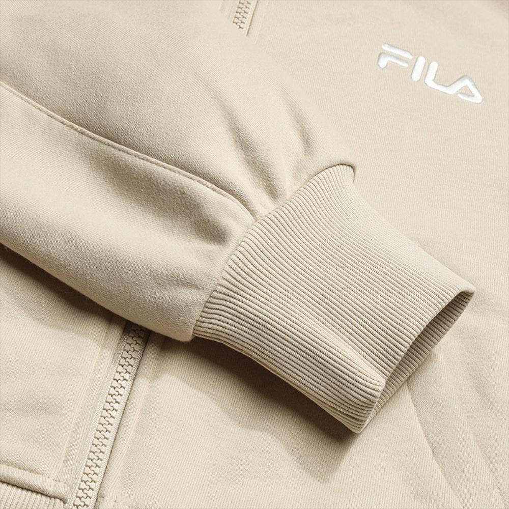 Fila Original Classic Simple Fashion Casual Winter Fleece Comfortable Warm Moisture-Wicking Thermal Hoodie Sweater Women Sweater Apricot F11W549501FBG
