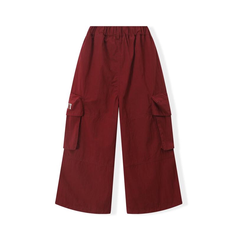 Montagut Kids' Wide-Leg Casual Cargo Pants