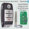 DR 95440-A7000 433MHz 95440-A7500 315MHz 8A Chip Proximity Car Remote Key For KIA K3 2013-2014 Forte 2014-2016