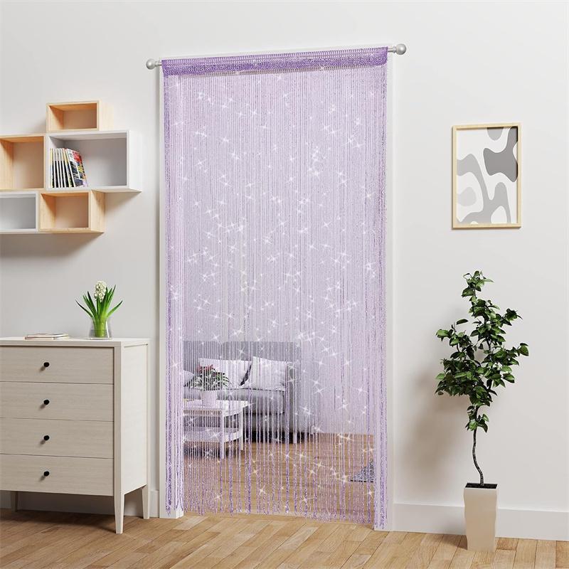 Curtain Handmade Boho Curtains for Bedroom Living Room Woven Wall Hanging Bohemian Decor for Window Doorway Closet Wedding Backdrop