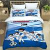 Set da letto cartone animato Capitan Tsubasa set di biancheria da letto squisito set di biancheria da letto copripiumino set copripiumino set di biancheria da letto lusso regalo di compleanno