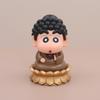 Crayon Shinchan Pvc Collectible Model With Buddha And Handcrafted Details For Car Decor
