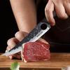 Stainless Steel Boning Knife w/Knife Sheath Fruit Knife Handmade Forged Knife Peeling Knife Fruit Vegetable Fish Meat Cleaver