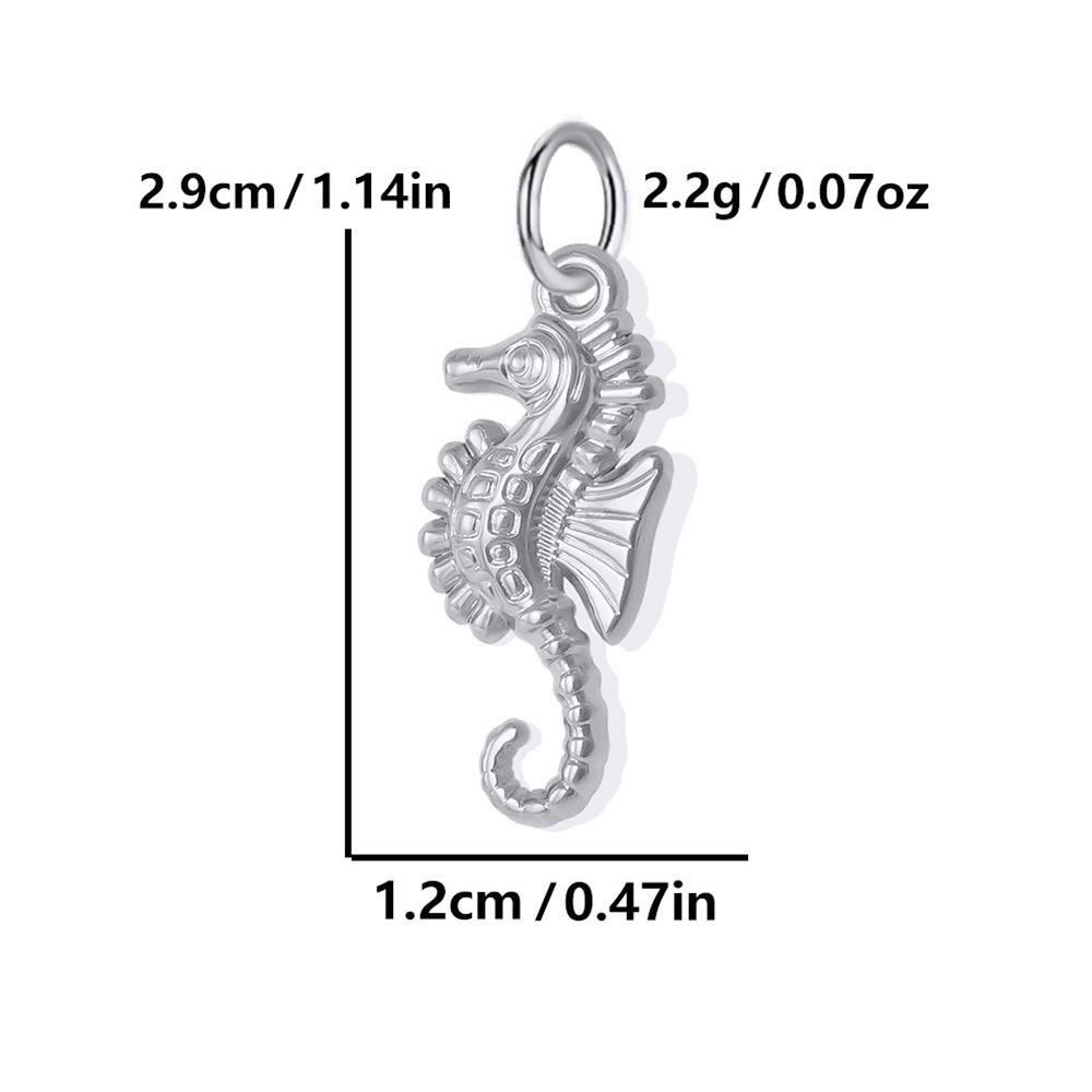 stainless steel Zircon Pendants women Necklace for choker Women DIY Pendant shell Starfish Conch charms necklace women Zircon