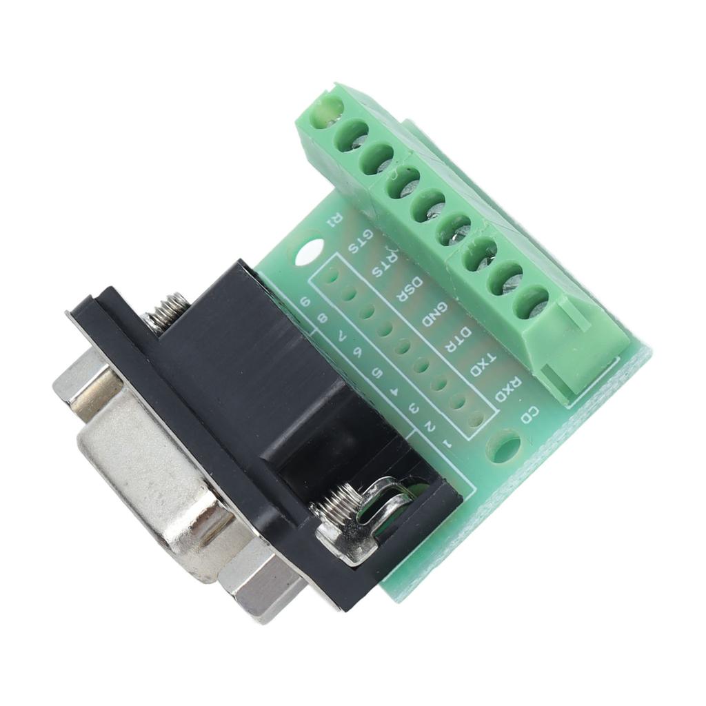 DB9 Female Terminal Board 9 Position Screw Adapter for 232 Connector
