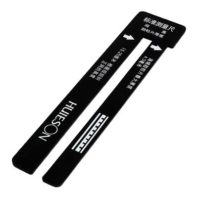 1 Piece Standard Table Tennis Umpire Ruler For Measuring The Net Height And Thickness Of Rubber