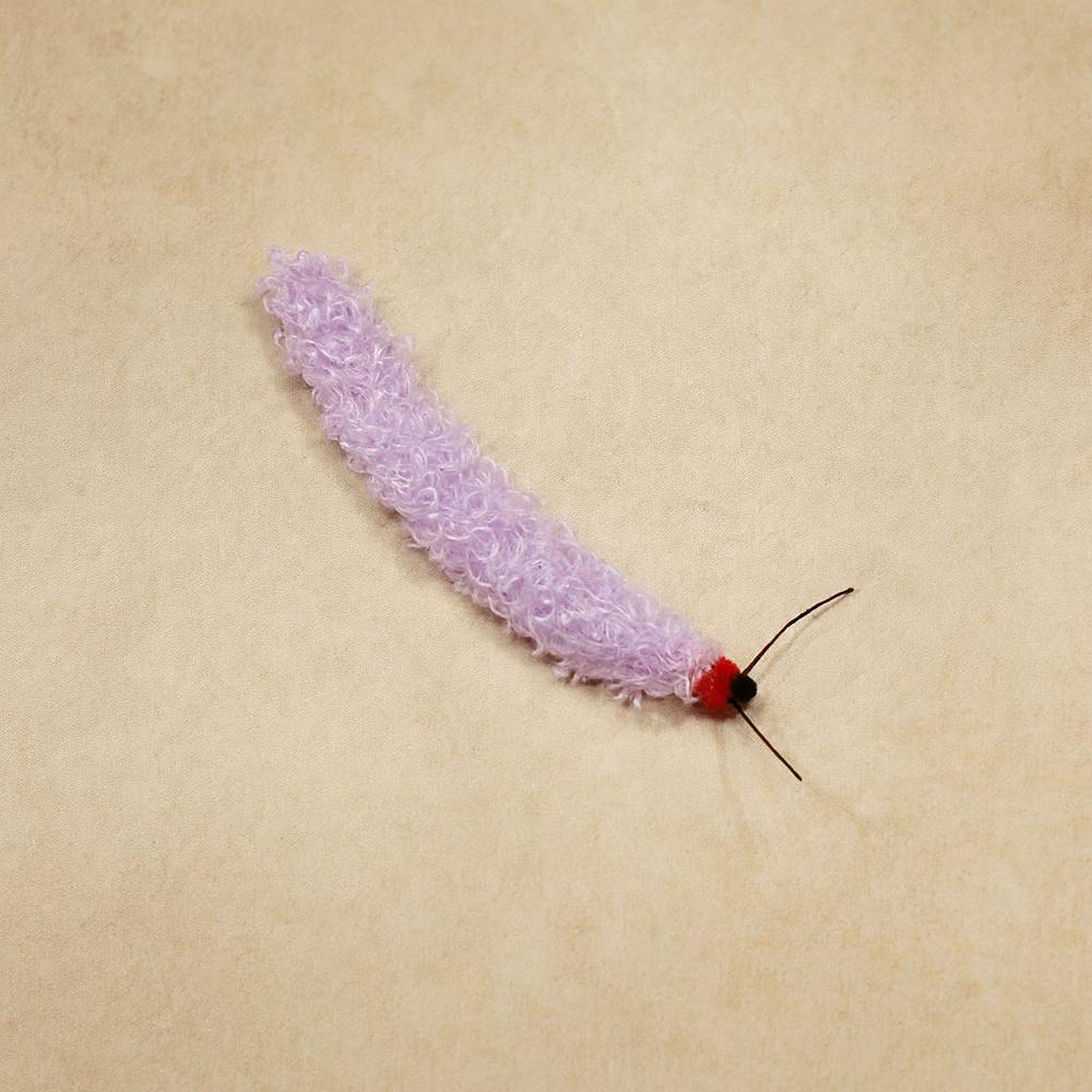 3pcs Plush Simulated Caterpillar Cat Toy Interactive Pet Toys For Kitten
