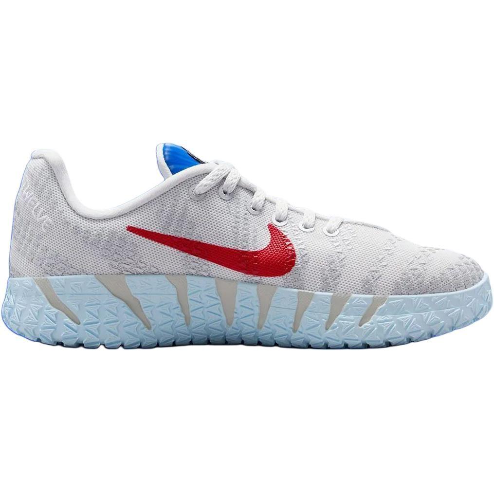 Nike Ja Morant 3 Low Top Basketball Shoes White Blue Red Unisex IQ0839-001
