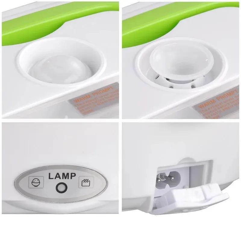 2025 Ηλεκτρικό Θερμαινόμενο Δοχείο Φαγητού για Αυτοκίνητο 12V Φορτηγό 24V 110V 220V US EU PLUS Δοχείο Φαγητού Θερμαινόμενο Δοχείο Φαγητού για Θερμαντήρα ΦαγητούΘερμαινόμενο Δοχείο Φαγητού για