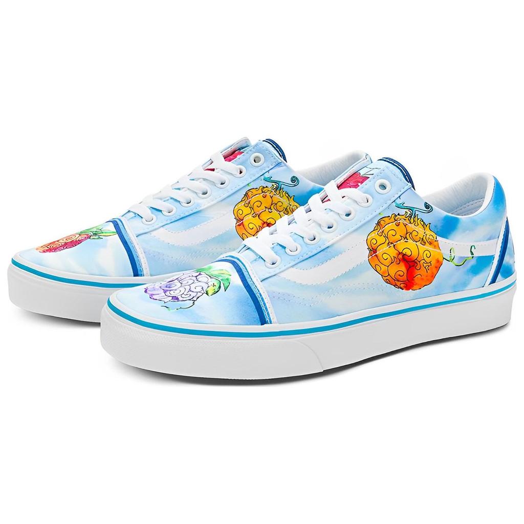One Piece X Vans Old Skool Devil Fruit Unisex Sneakers Blue VN0007NT7WM