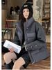 Stitching Cotton-padded Jacket Coat Women's Mid-length Thick Warm Jacket